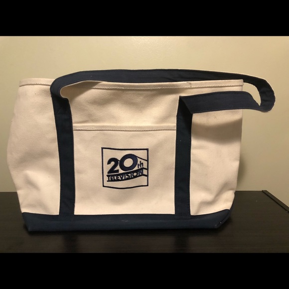 20th Century Fox Television Navy Blue & Creme Canvas Tote Bag - Picture 1 of 6
